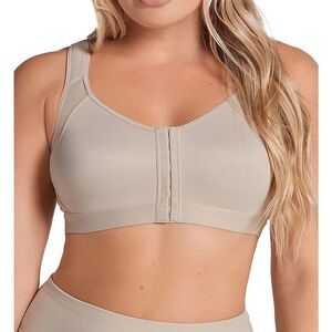 Leonisa NWT Posture Corrector Back Support Wireless Sports Bra Nude 40C